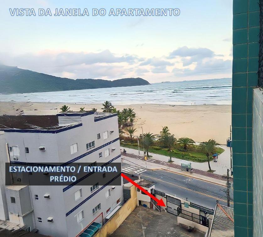 Kitnet Guilhermina Frente Feirinha E Mar Praia Grande  Eksteriør billede